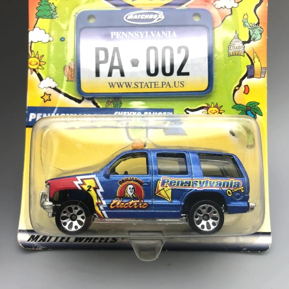 Matchbox Across America 50th Birthday Virginia Impala, Pennsylvania Tahoe Police